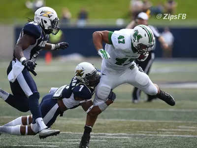 Football Falls to Marshall, 48-17 Image