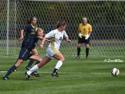 Women's Soccer Shut Out at Kent State, 3-0 Image