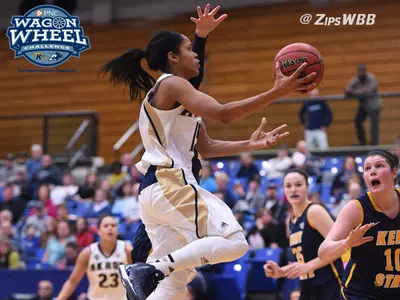 Akron rallies past Kent State to capture 74-67 win in PNC Wagon Wheel Challenge Image