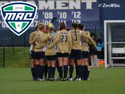 Akron Women's Soccer garners a league-best 15 Academic All-MAC selections Image