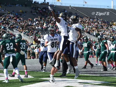 Zips Claim Second Road Win With 47-21 Victory at Eastern Michigan Image