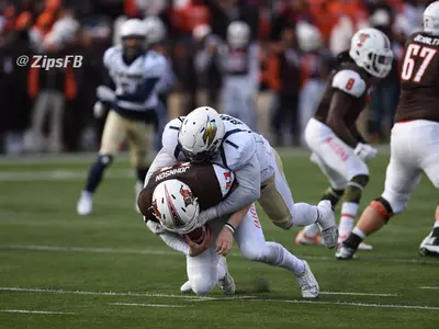 Zips Drop 59-10 Decision at Bowling Green Image