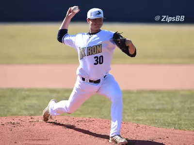 Akron Baseball Drops Home Opener to YSU, 8-7 Image