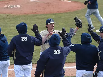 Baseball Earns Doubleheader Sweep for Series Win over Toledo Image