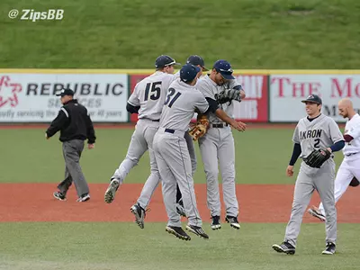 Baseball Opens MAC Tournament with 5-4 Upset Win against Top-Seeded CMU Image