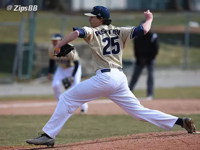 Pusateri Tosses Complete Game in 2-1 Walk-Off Win over Toledo in MAC Tournament Image