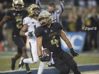 Zips Fall to Pittsburgh, 24-7, in Home Opener Image