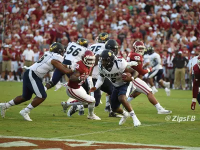 No. 19 Oklahoma registers 41-3 victory over Akron Image