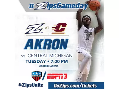 Akron Zips Travel to Central Michigan to Battle the Chippewas Image