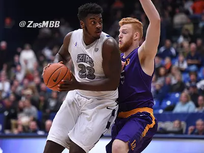 Akron Outlasts Lipscomb for Eighth Straight Victory, 80-73 Image
