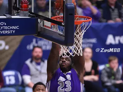 Zips Bruise RedHawks in front of 'Purple Out' Crowd Image