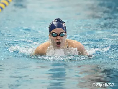 Akron Swimming and Diving Sails to Victory over Xavier Image