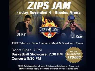 Akron Basketball Presents... ZIPS JAM Image