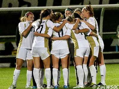 Zips Soccer Hosts Cross-Town Rival Kent State Image