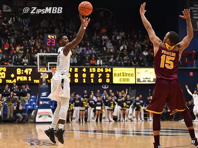 Akron Records 20th Win while Flying Past Falcons, 83-68 Image