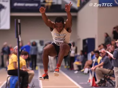 Ohiembor's School Record Paces Akron at Ricardo Romo Invitational Image