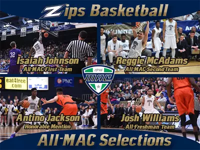 Zips Land Four All-MAC Selections Image