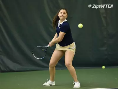 Women's Tennis Sweeps NIU on the Road Image