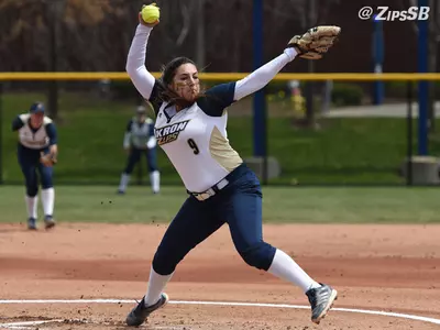 Dominant Pitching and Big Bats Earns Zips Softball First MAC Series Sweep Image