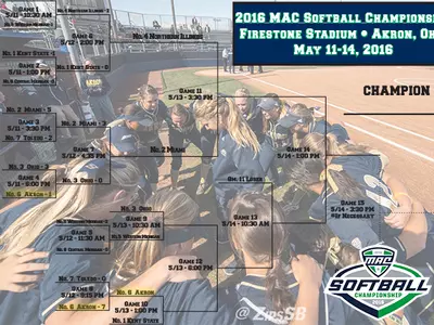 Zips Fight Hard but Conclude Season with a 11-6 Loss to Kent State in 2016 MAC Tournament Image