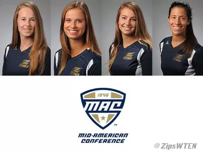 Four Zips Collect Women's Tennis Academic All-MAC Honors Image