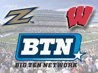 Zips' Football Game at Wisconsin to Kick Off at 3:30 ET on BTN Image