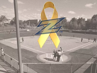 Zips Softball Going Gold for Pediatric Cancer Image