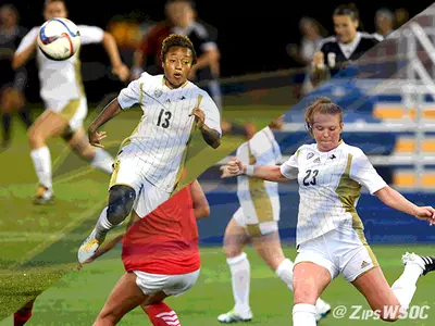 Allen Notches Hat-trick to Pace Akron to 5-2 Home Opener Victory Image