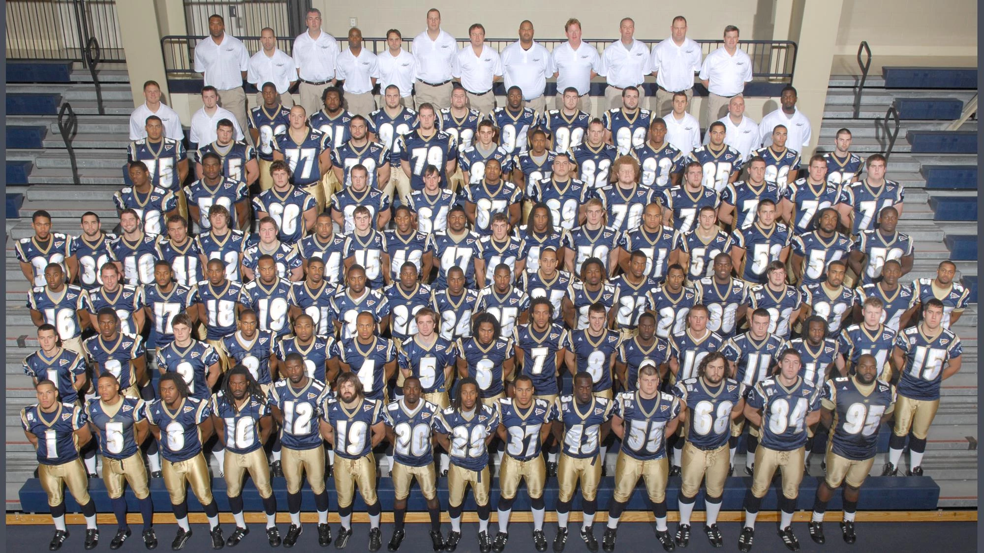2007 Akron Football Team Photo