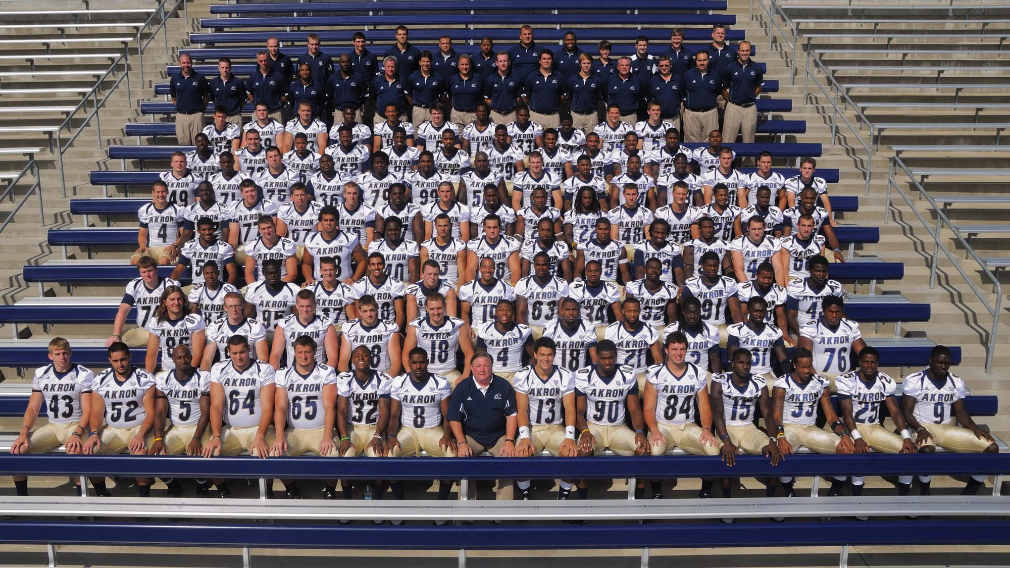 2012 Akron Football Team Photo
