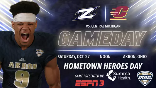 Game 8 vs. Central Michigan graphic
