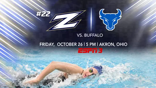 Akron Swim vs. Buffalo Graphic - 10/25/18
