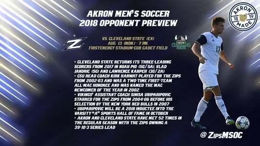 Akron vs. Cleveland State - 8/13/18