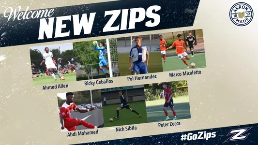 Akron Men's Soccer Newcomers 8-3-18