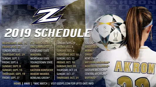 2019 WSOC Schedule