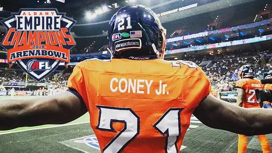 AJ Coney ArenaBowl champion