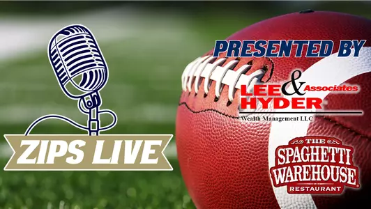 2019 Zips LIVE Football graphic