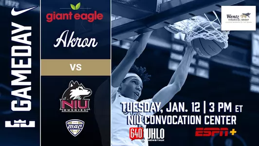 Akron MBB vs NIU