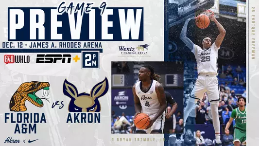 MBB Game 9 Florida A&M Graphic