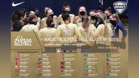 2021 Full VB Schedule
