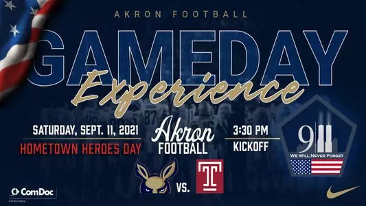Akron Football Gameday Experience 2021 vs Temple