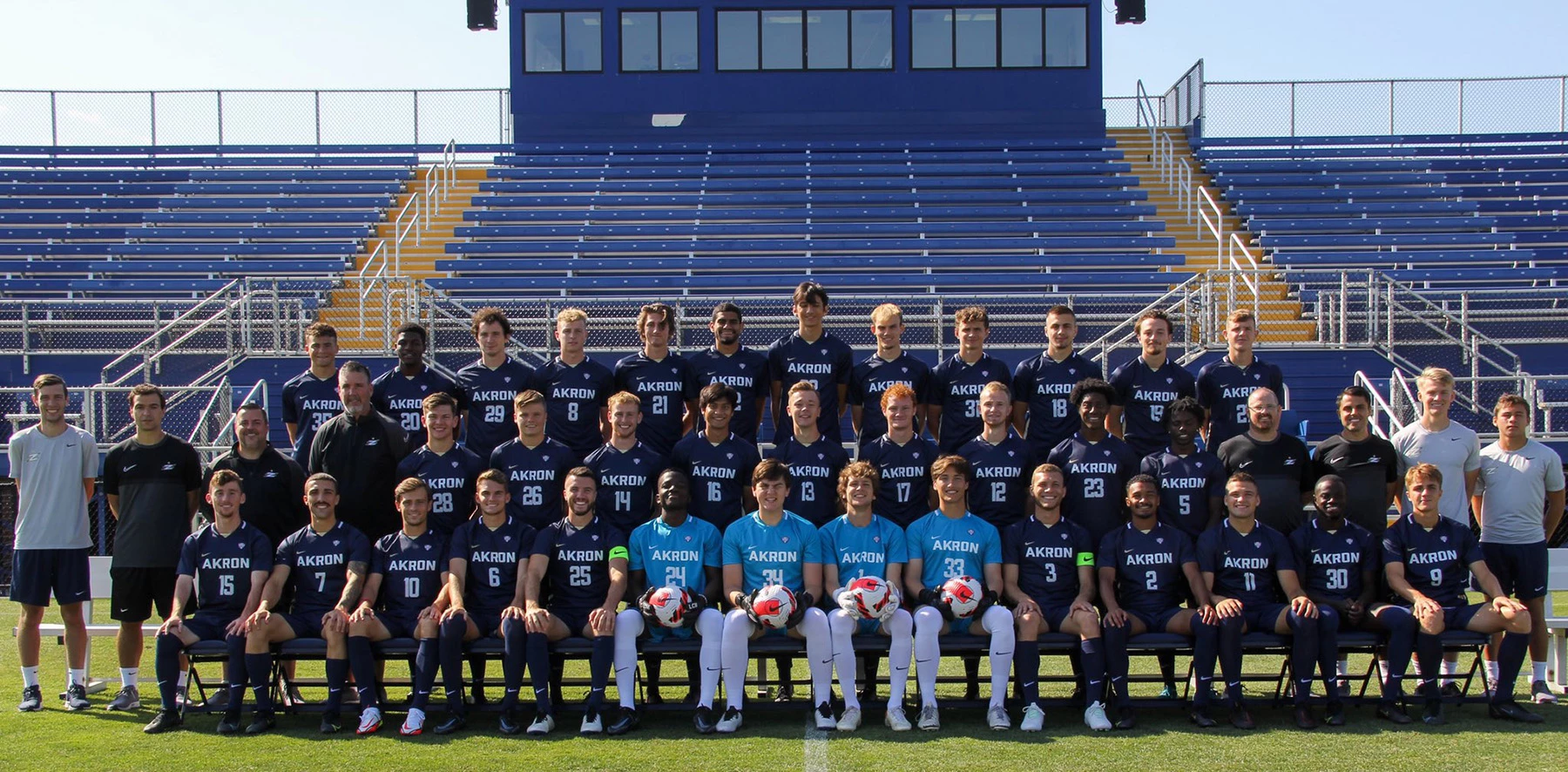 2021 Akron Men's Soccer Team Photo