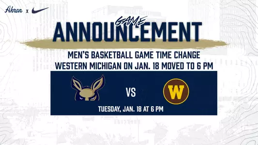 Akron at WMU time Change to 6 PM