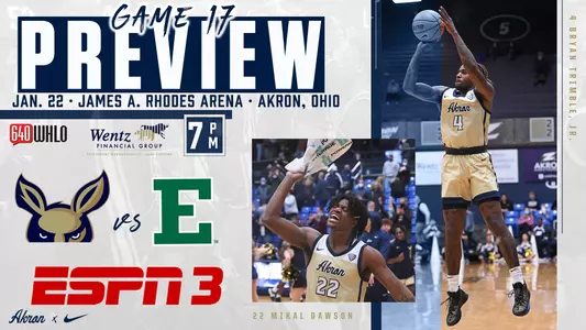 Akron MBB vs EMU 1/22/22