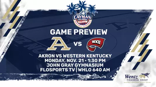 Akron MBB Cayman Islands 2022 vs WKU