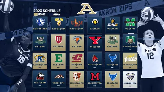 Akron Volleyball Schedule 2023
