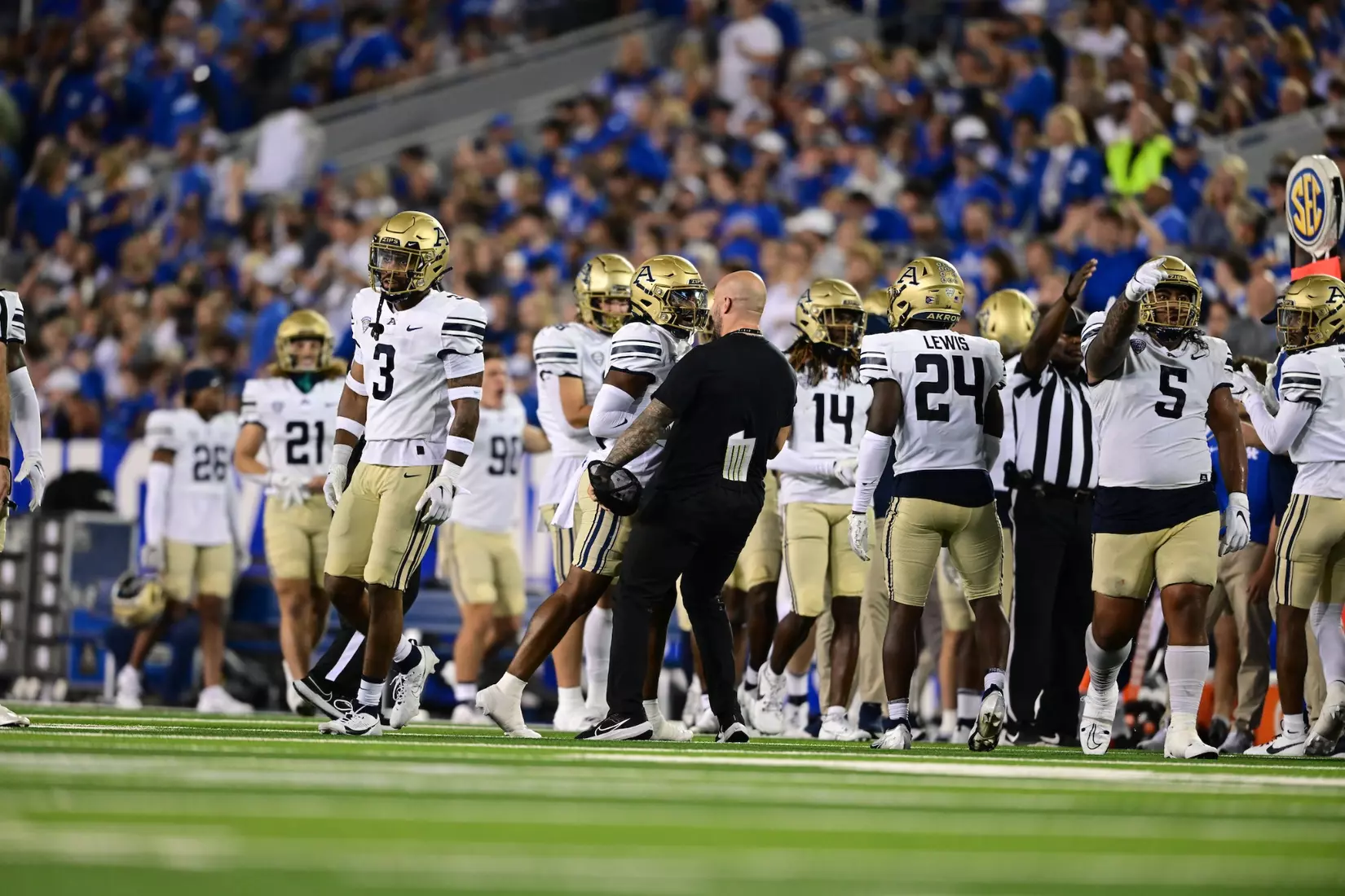 Akron Football at Kentucky 9.16.23