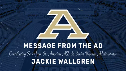 Message from the AD - Jackie Wallgren