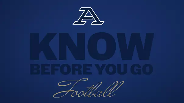 2026 Know Before You Go Football Graphic