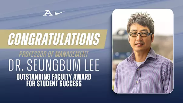 Dr. Seungbum Lee Named MAC Institutional Outstanding Faculty Award for Student Success